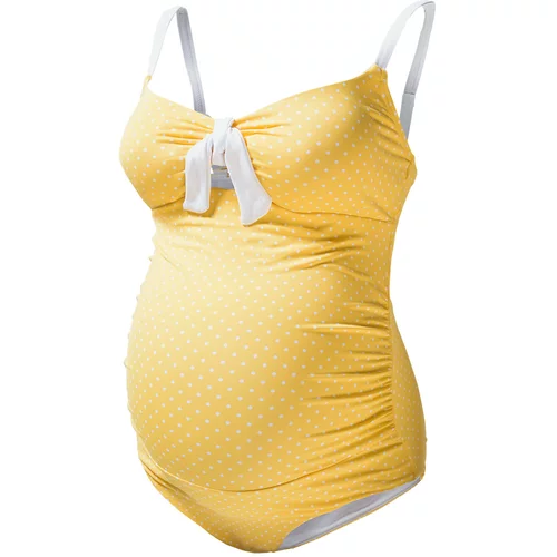 petit amour Jednodijelni kupaći kostim 'Antonie' žuta / bijela