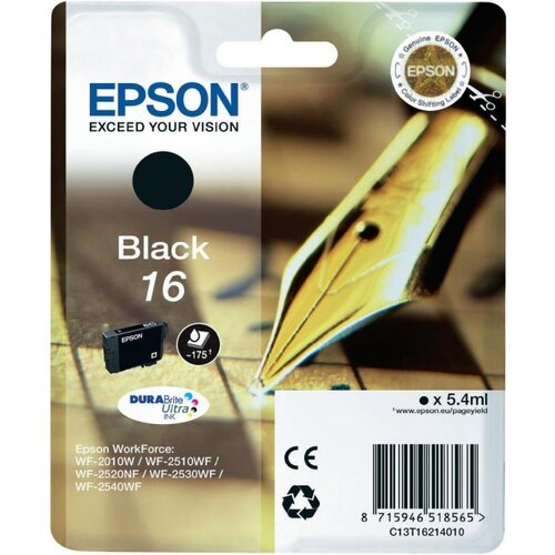  Kartuša Epson T16 črna/black (T1621) - original Cene