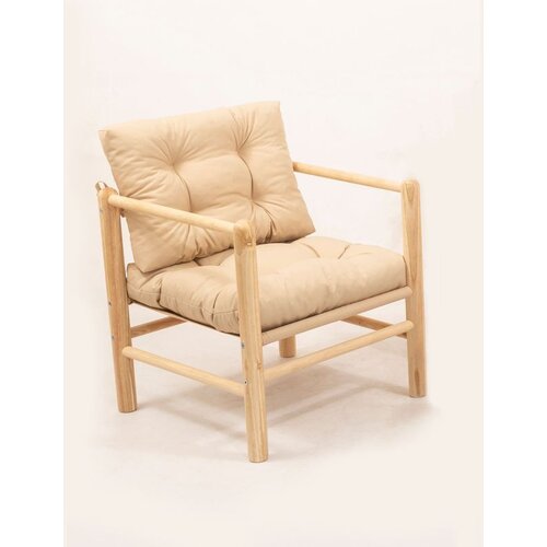 Hanah home MYG03 - Cream Garden 1-Seat Sofa Cene