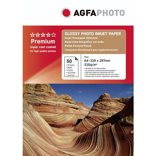 Agfaphoto Photo Glossy Paper 210 g A 4 50 Sheets Slike