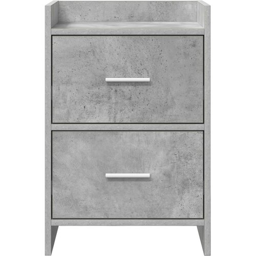  Noćni ormarići Betonska siva 40 x 30 x 60 cm Konstruirano drvo Slike