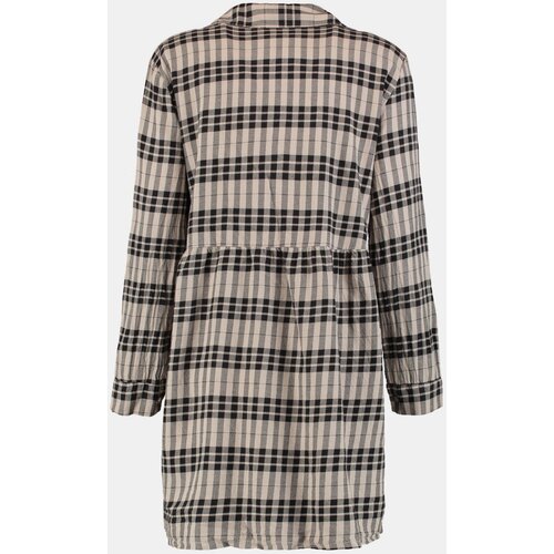 Haily´s Haily's Beige Plaid Shirt Dress Hailys - Women Cene