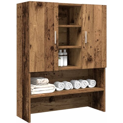 vidaXL omara za pralni stroj iz starega lesa 70,5x25,5x90 cm Cene