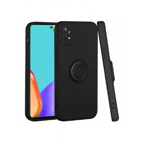 Onasi silikonski ovitek liquid ring za samsung galaxy A13 lte A135 - črn Slike