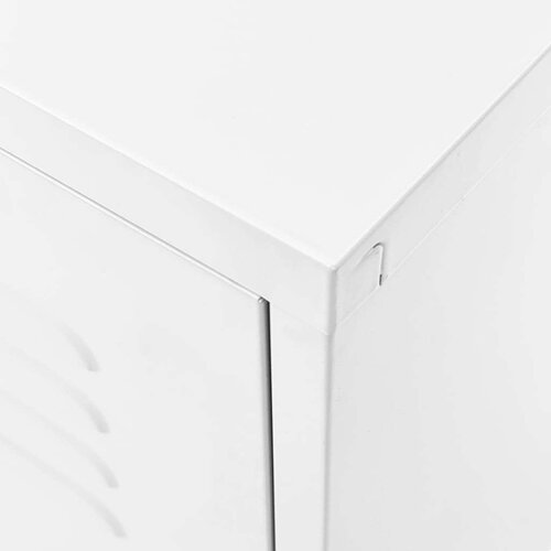 vidaXL TV omarica bela 105x35x50 cm jeklo Cene