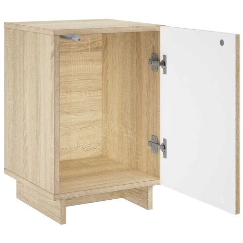  Noćni ormar Hrast sonoma 33 5 x 34 5 x 50 cm Konstruirano drvo - Hrast sonoma 1 Slike