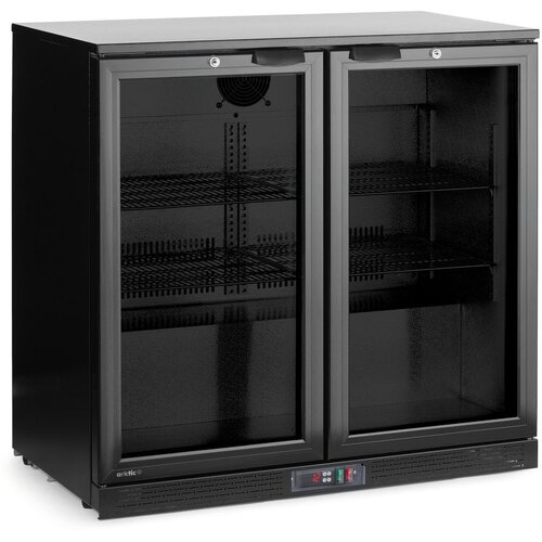 ARKTIC Frižider za bar sa dvostrukim vratima, 158L, Crna, 220-240V/160W, 900x530x(H)870mm Cene