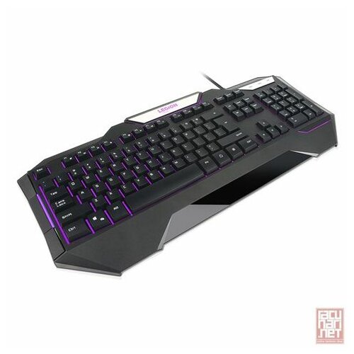 Lenovo Legion K200 Backlit Gaming Keyboard, 12 anti-ghost keys, 3-color LED backlight (GX30P93887) tastatura Slike