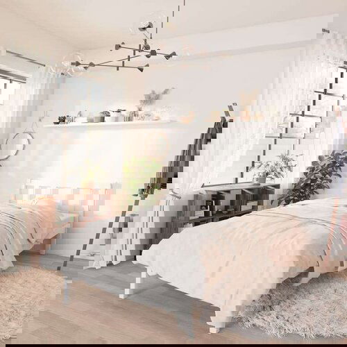  Okvir za krevet od masivne borovine bijeli 100 x 200 cm Slike