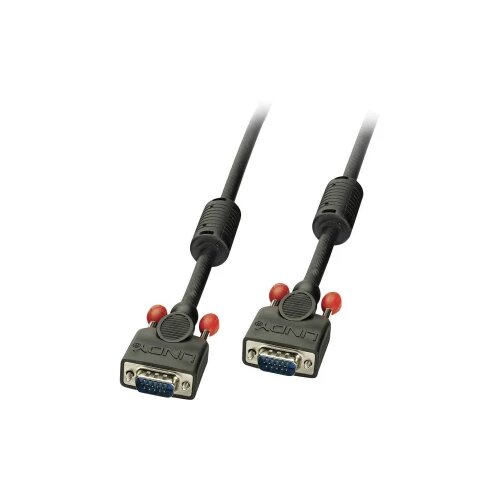 Lindy VGA priključni kabel VGA 15-polni utikač, VGA 15-polni utikač 7.50 m crna 36376 VGA kabel Cijene