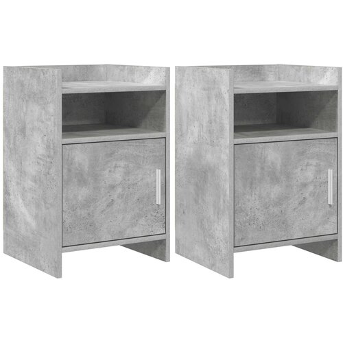  Noćni ormarići 2 pcs Betonska siva 40 x 36 x 60 cm Cijene