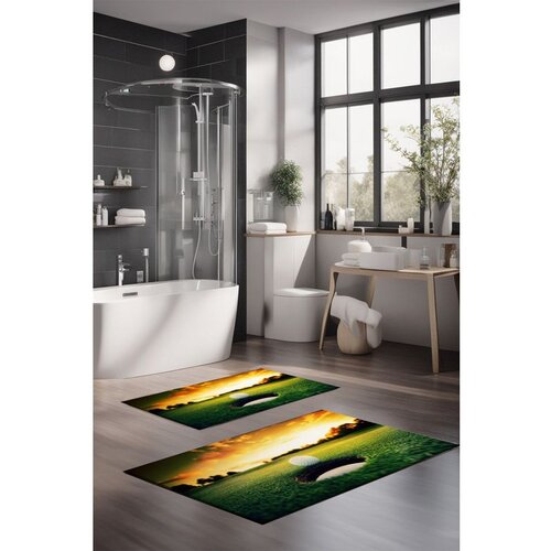  CT-5147 multicolor bathmat set (2 pieces) Cene