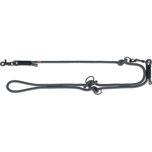 Trixie nastavljiv pasji povodec Soft Rope, črna/siva Cene
