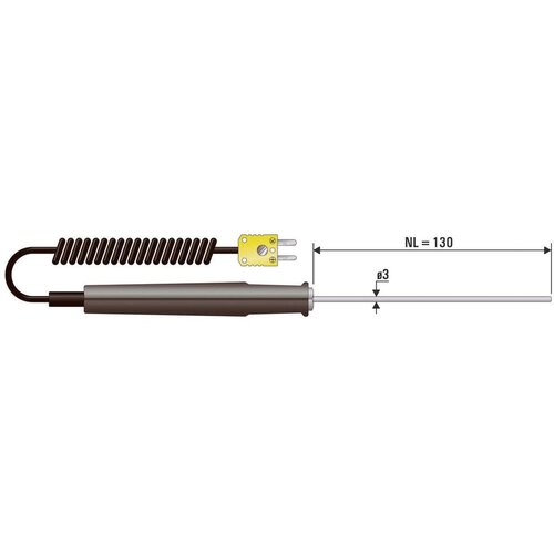 B+B Thermo-Technik Vbodno tipalo B+B Thermo-Technik EHF 1xK NL 130 -50 do +400 &amp;deg;C K, (20634089) Slike