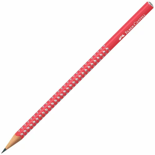 Faber-castell Grafitni svinčnik Sparkle, rdeč