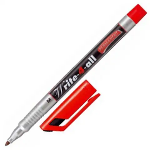 Stabilo Stabilo: Write 4 all &quot,M&quot, rdeči alkoholni flomaster 1mm Cene