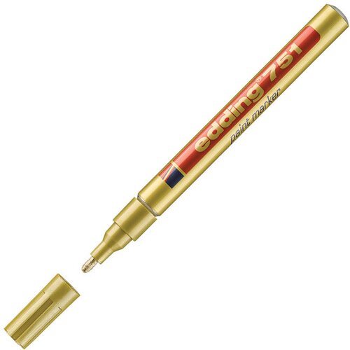 Marker trajni lakirni 1-2mm edding 751 zlati Cene