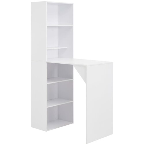  The Living Store Barska miza z omarico bela 115x59x200 cm - Barska Miza, (21440468) Cene