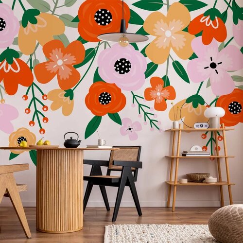 Foto tapeta - Colorful Bloom - First Variant 150x105 Cene