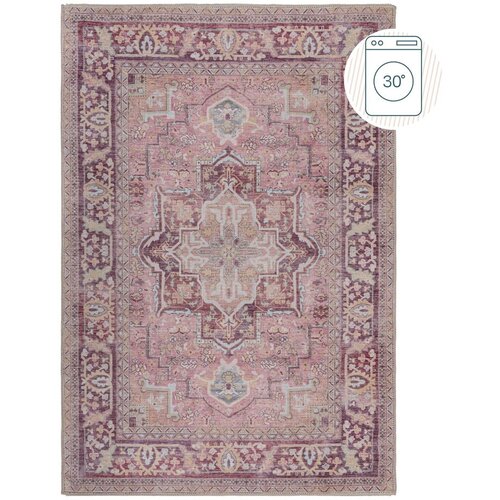 Flair Rugs Svijetlo crveni perivi tepih od mje&amp;scaron;avine recikliranih vlakana 160x230 cm Windsor &amp;ndash; Slike