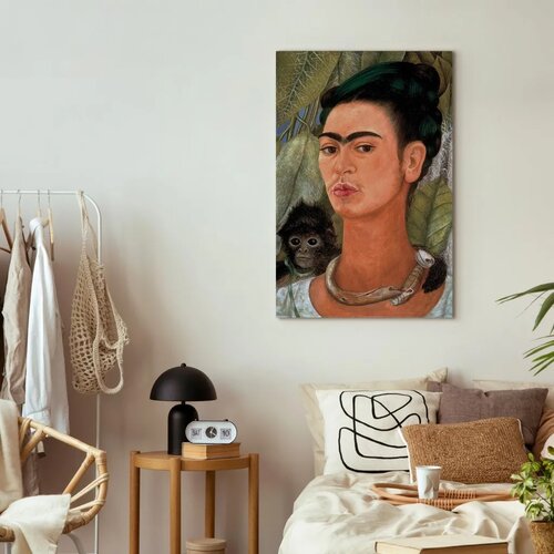  Slika - Frida Kahlo &amp;ndash; Self-Portrait with Monkey 60x90 Standard Slike