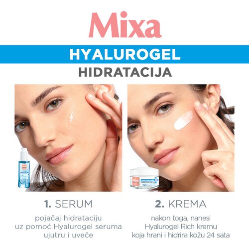 Mixa hyalurogel serum za osetljivu kozu 30ml Slike