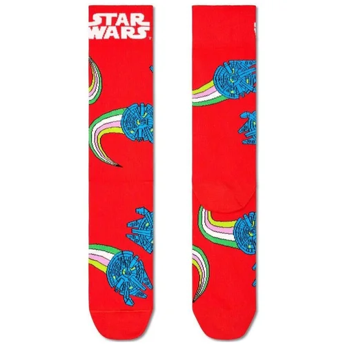 Happy Socks Dokolenke STAR WARS MILLENNIUM FALCON Rdeča