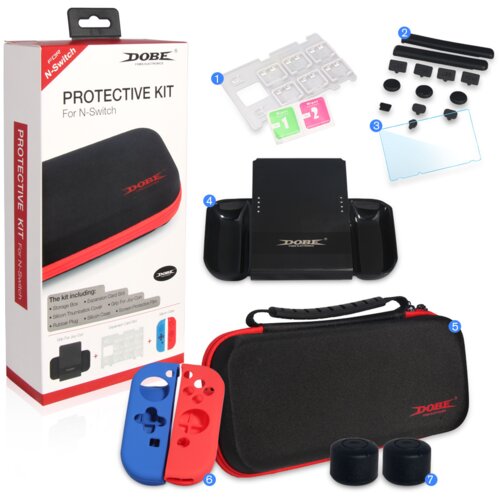 INF Nintendo Switch zaščitna torbica z veliko dodatki, (21275170) Cene