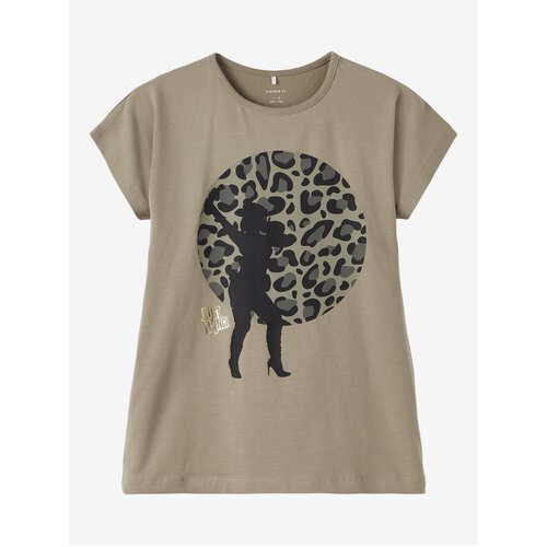 name it Khaki Girly T-shirt Just Dance - Girls Cene