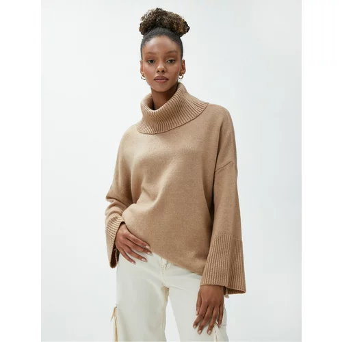 Koton Oversized Turtleneck Sweater Acrylic