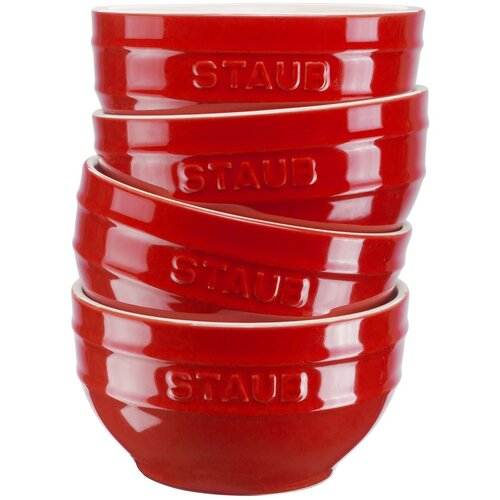 Staub Ceramique Bowl set 0.4 L Round Ceramic Red 4 pc(s) Cijene