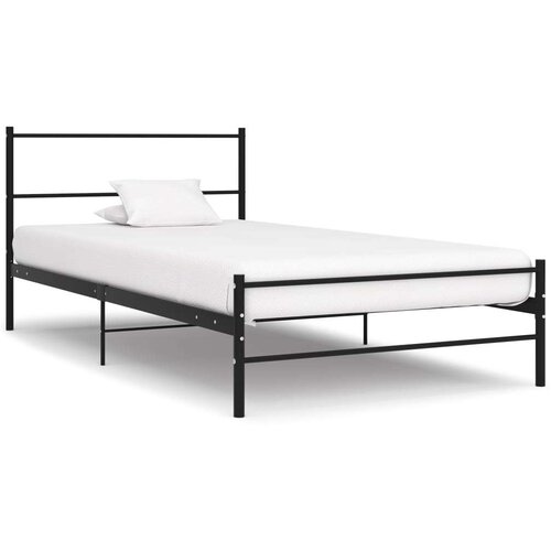  Za krevet crni metalni 100 x 200 cm Cene