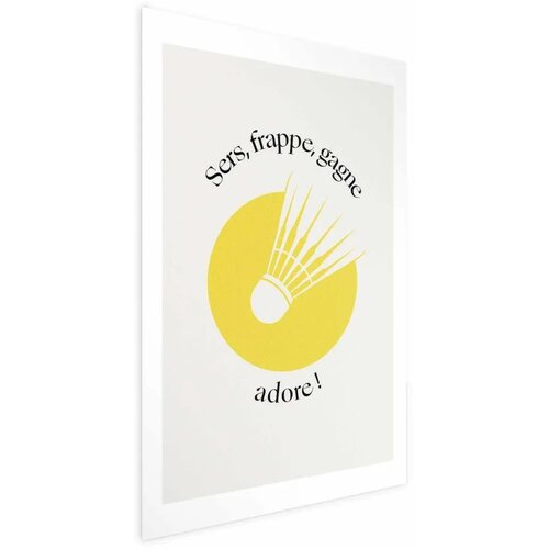 Plakat - Shuttlecock Against the Yellow Sun 40x60 Bez okvira Cene