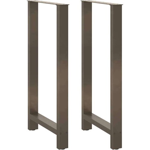  Noge za barski stol Prirodni čelik 2 kom 60 x (110-111) cm Čelik - Prirodna 60 x (110-111) cm 2 1 Cene