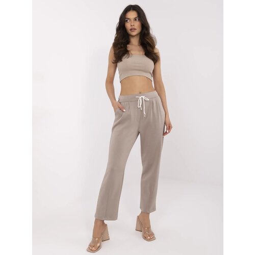 Italy Moda Trousers-DHJ-SP-20523.66P-dark beige Slike