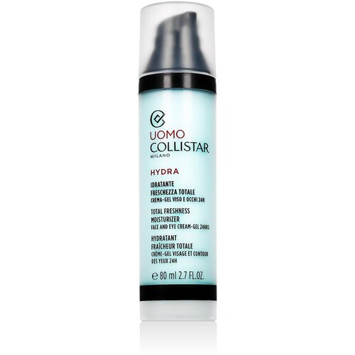 Collistar uomo Total Freshness Moisturizer Face and Eye Cream-Gel lagana hidratantna gel krema za lice i područje oko očiju 80 ml za muškarce Cene
