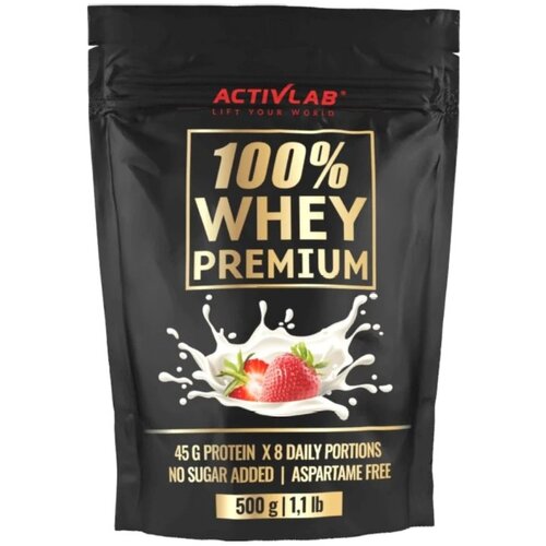 ACTIVLAB 100% Whey Premium proteini z okusom jagode (500 g) Cene