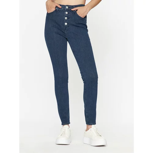 Calvin Klein Jeans Jeans hlače J20J221779 Modra Super Skinny Fit