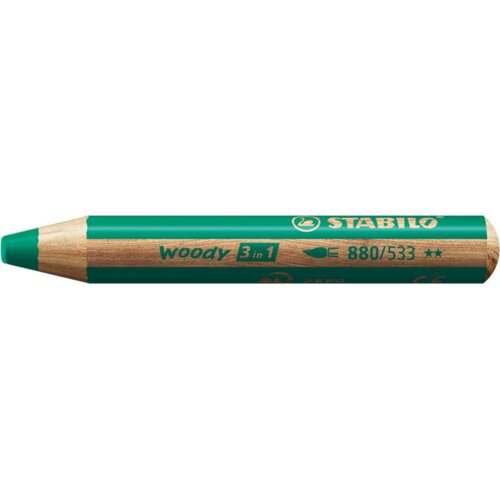 Stabilo woody 3 in 1 Zeleno 1 kom Slike