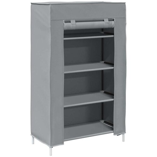 Maison Chic Omarica za obutev - Kopa za čevlje siva 60,5x30x97 cm netkana tkanina, (21776478) Slike