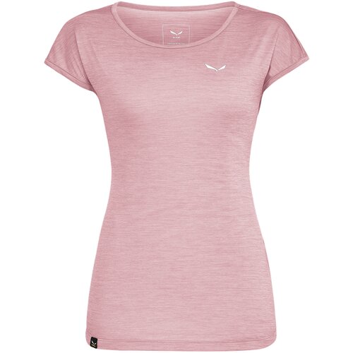 Salewa puez melange dry w s/s tee, ženska majica za planinarenje, pink 26538 Cene