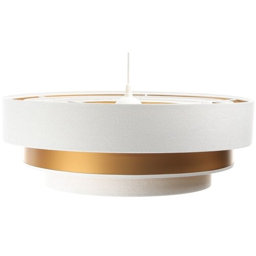  Luster na sajli TRINITI 1xE27/60W/230V bela/zlatna Slike