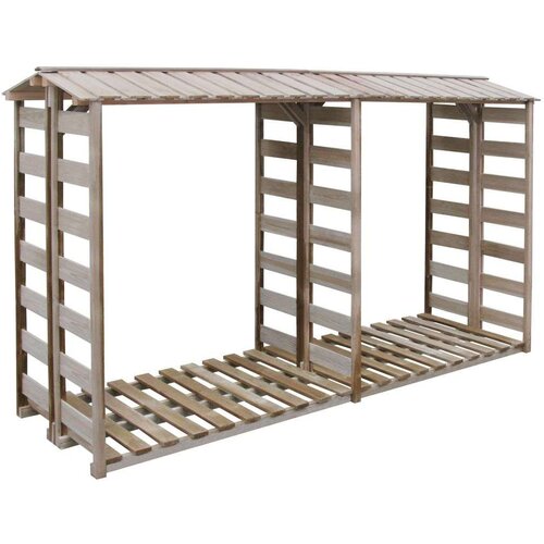 vidaXL Spremište za drva 300 x 90 x 176 cm od impregnirane borovine Cene