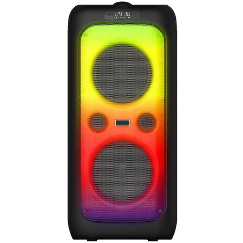 Bežični Bluetooth zvučnik sa dva mikrofona BKK K6505A/ crna Slike