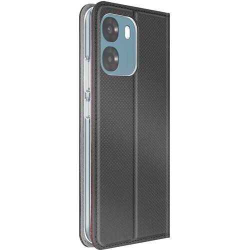 AVIZAR Torbica za Oppo A6 Rebrasta tekstura s funkcijo stojala in imetnikom kartic, Črna, (5000274901) Cene
