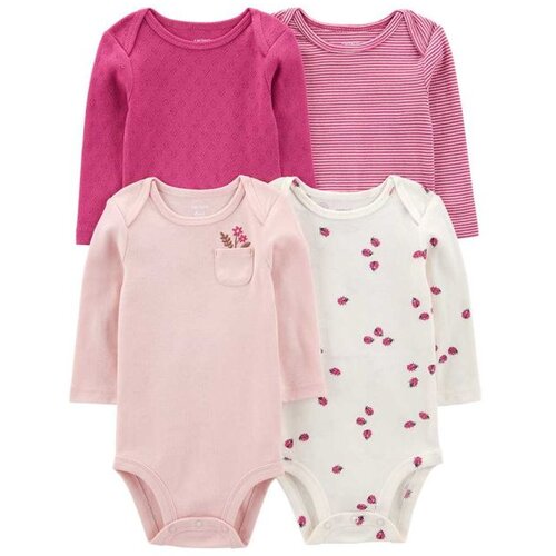 Carter's bodi za bebe devojčice - set od 4 kom. Cene