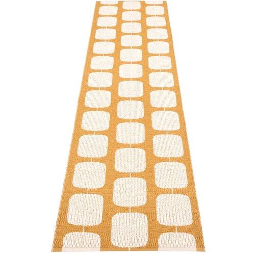 Pappelina Oker rumen/kremno bel zunanji in notranji tekač 70x300 cm Sten Ochre &amp;ndash; Slike