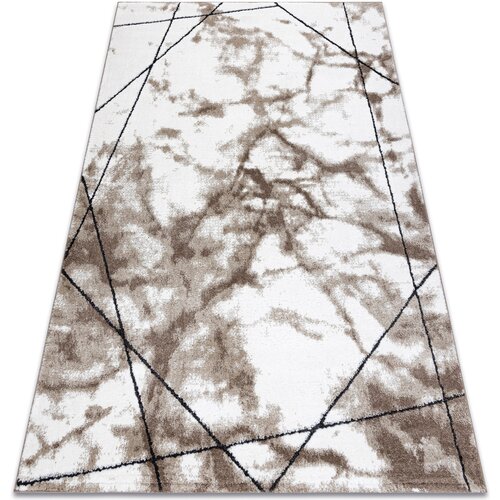 RugsX Preproge Preproga sodobni COZY Vrv, geometrijski, marmor - 140x190 cm Kostanjeva Cene