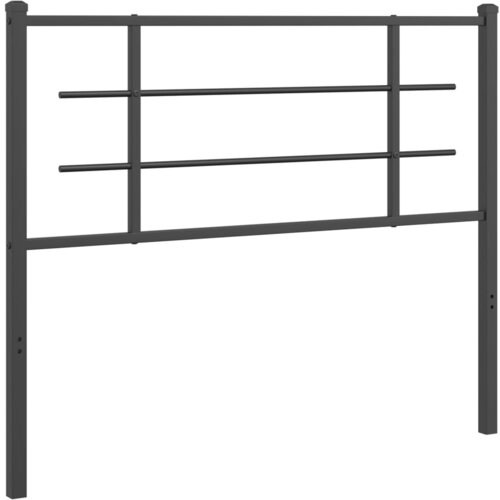 Maison Chic kovinsko posteljno vzglavje - vzglavna omarica - nočna omarica črno 107 cm, (21705159) Slike