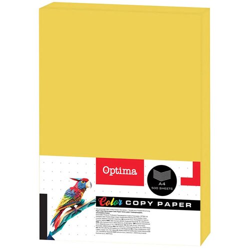 Optima Barvni fotokopirni papir A4, limona, 500 listov Cene